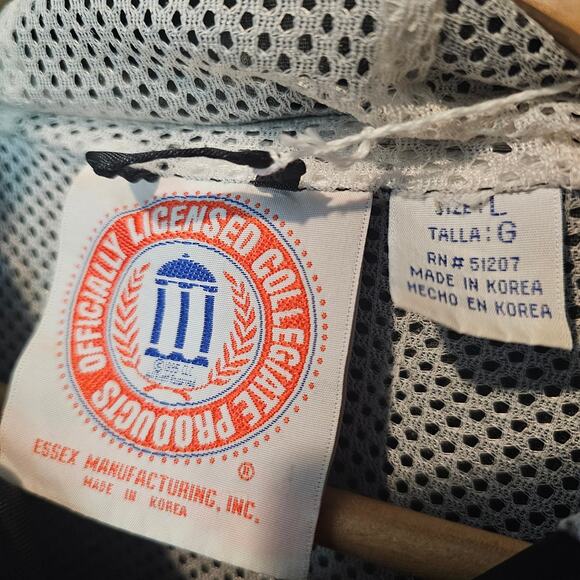 Vtg Oklahoma State University Windbreaker Jacket Men Lg OSU Cowboys Orange Black - Picture 8 of 10